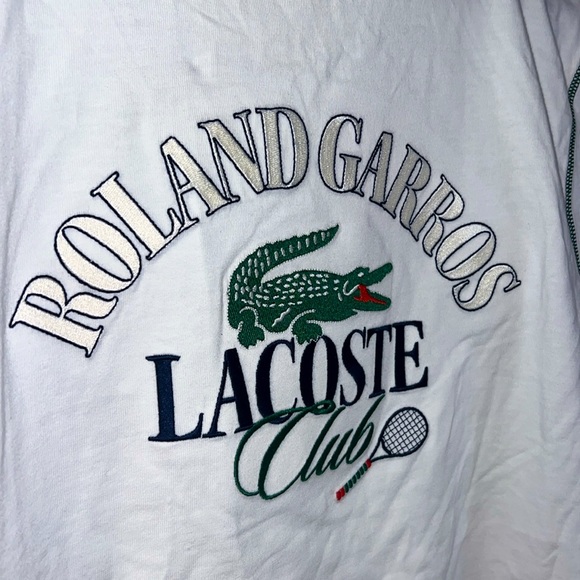 LACOSTE X Roland-Garros Edition Relaxed Fit Cotton T-Shirt - Picture 5 of 10